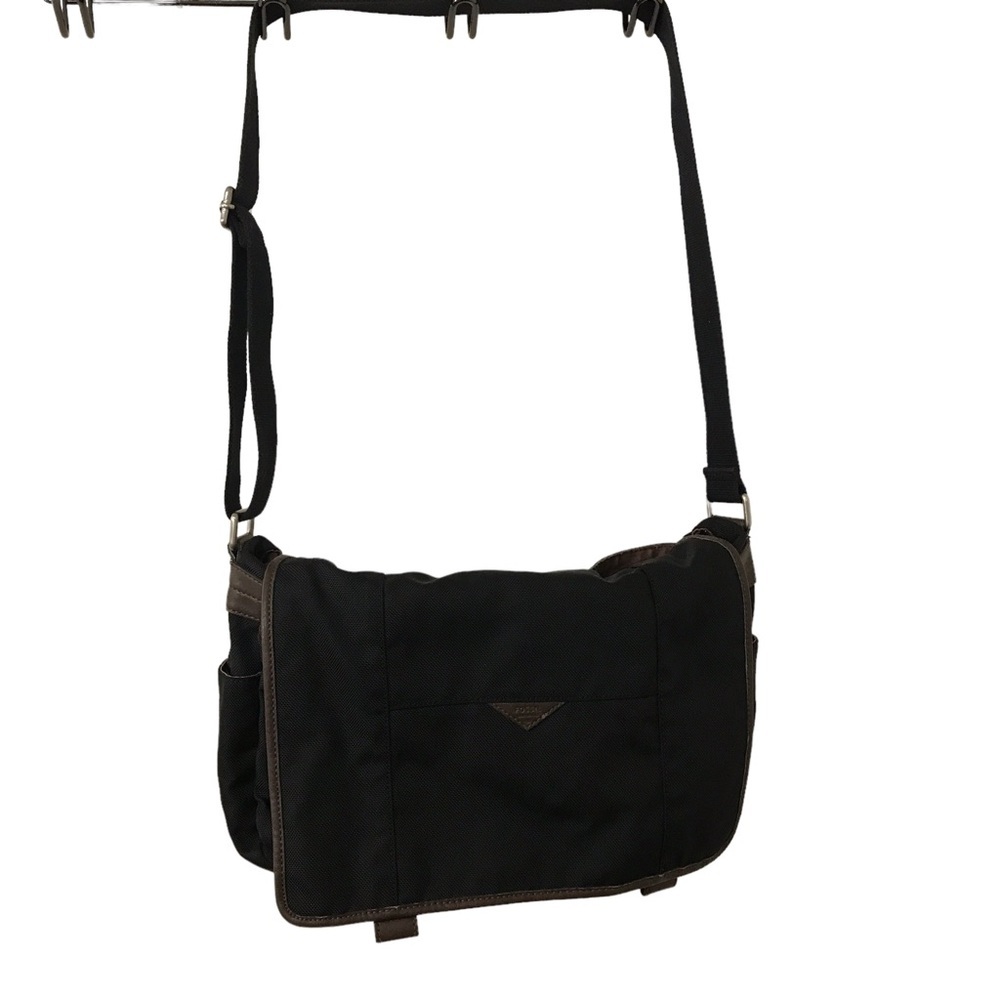 Fossil Black Messenger Bag